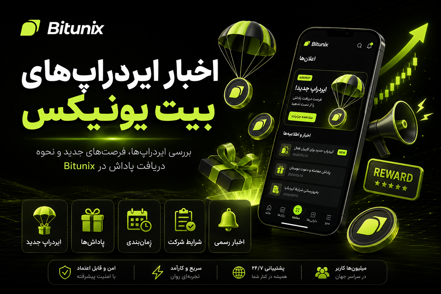 اخبار ایردراپ‌های بیت یونیکس
