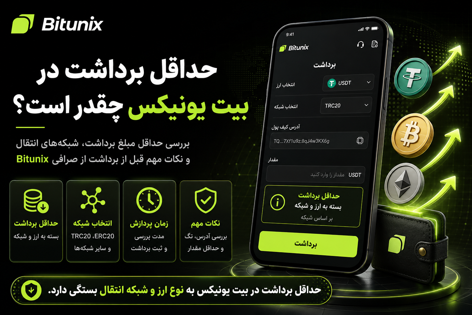 حداقل برداشت در بیت یونیکس چقدر است؟