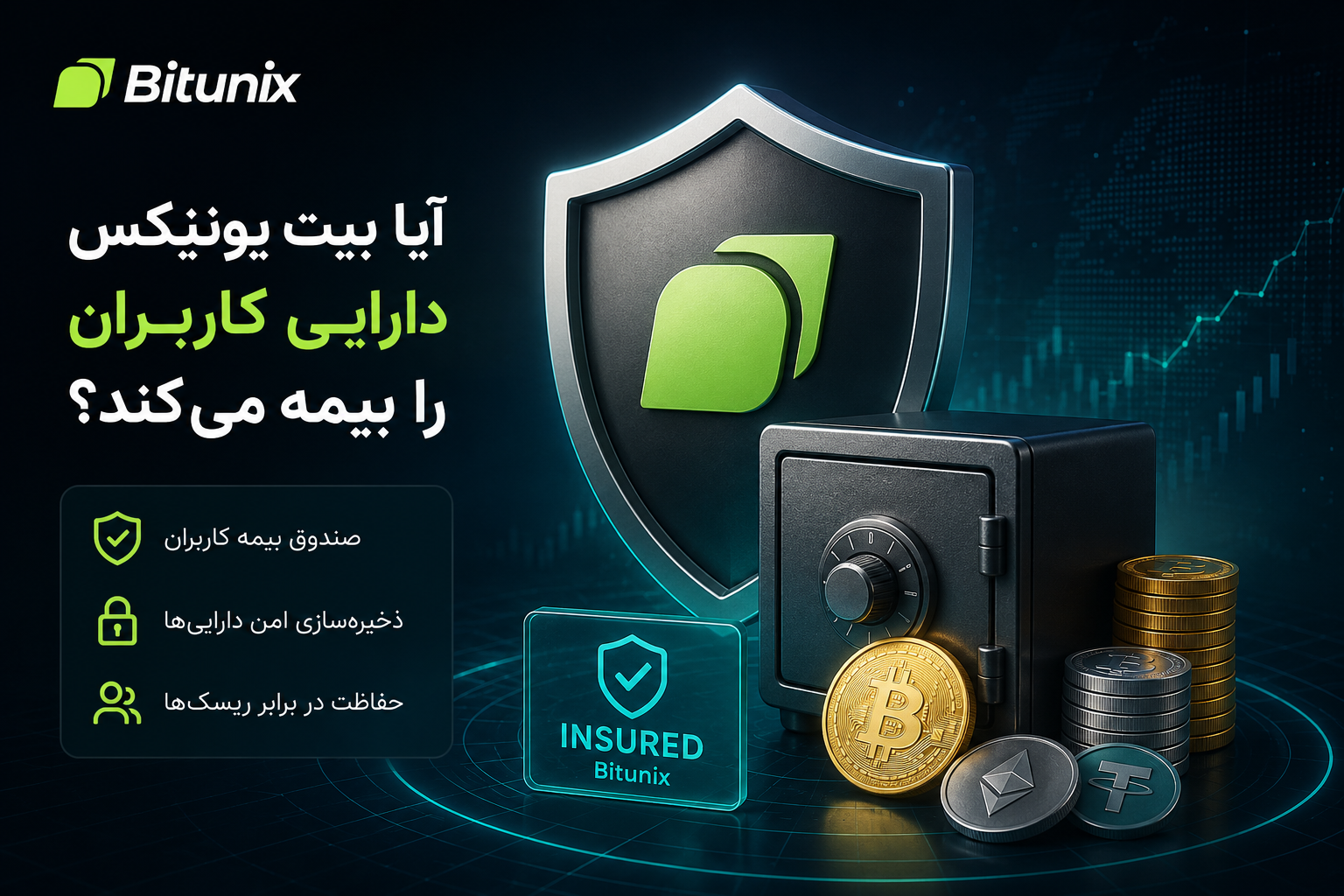 آیا بیت یونیکس دارایی کاربران را بیمه می‌کند؟