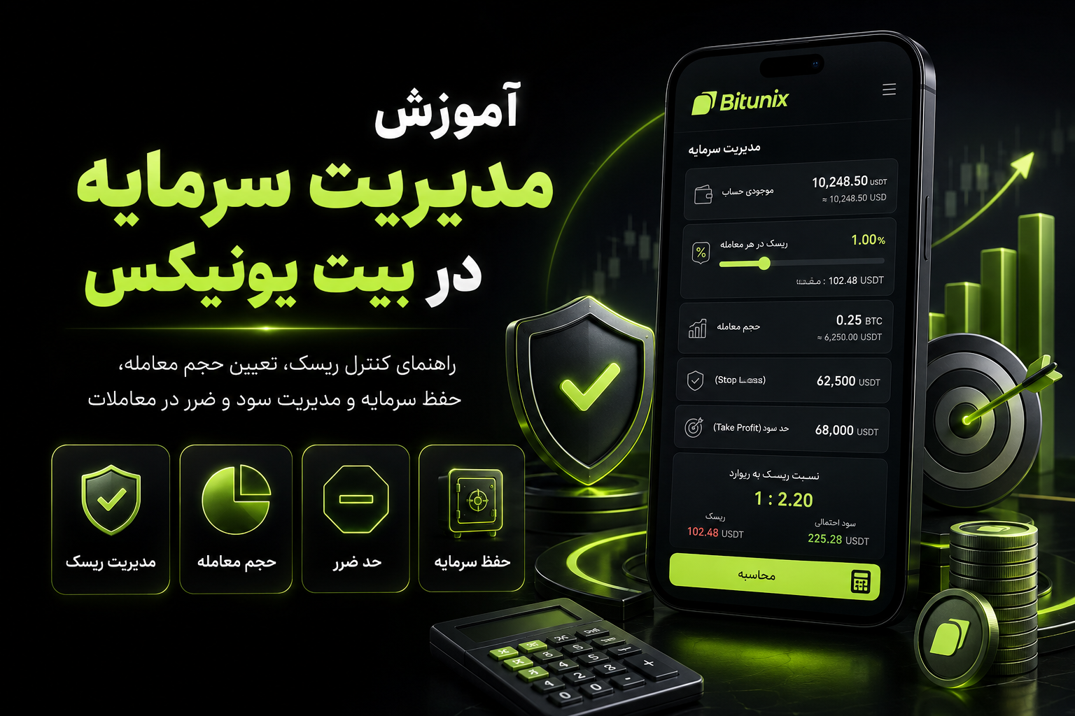 آموزش مدیریت سرمایه در بیت یونیکس