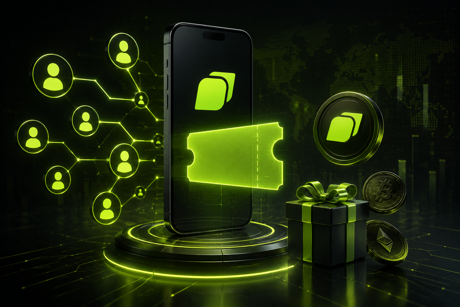 نحوه استفاده از کد ریفرال بیت یونیکس برای دریافت پاداش